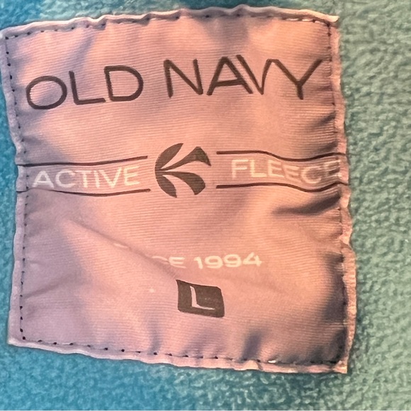 Old Navy Brand Perfect Fit Large Active Fleece Lined Jacket Zip Front & Pockets - Picture 9 of 10